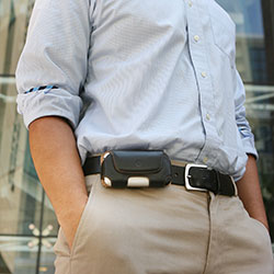 DLO HipCase Leather Holster case for iPhone Black Hip Case