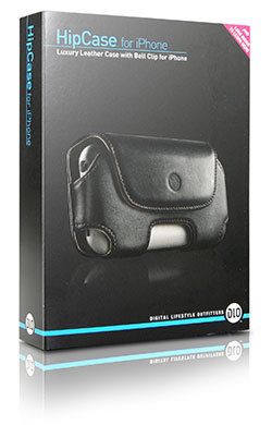 DLO HipCase Leather Holster case for iPhone Black Hip Case