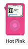 iCandy Video iPod case Hot Pink Glow in the Dark Glo iPod case