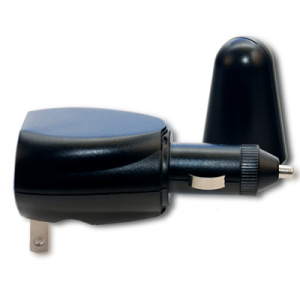 ezGear PowerBullet 2x2 Home and Car Charger for iPhone and iPod