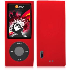 iCandy Silicone Case for 5th Generation iPod nano - Red