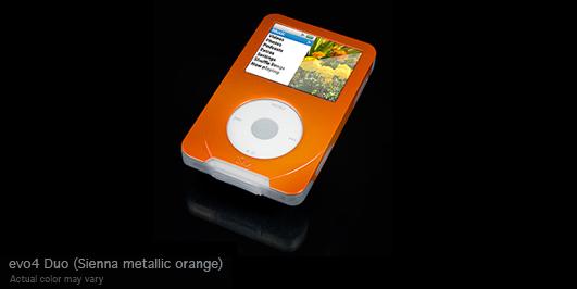 eVo4 Duo for iPod Classic 80/120GB Orange Sienna