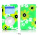 exo flowers lime for 20GB/30GB ClickWheel iPod