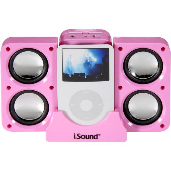 iSound 4X Foldable Portable Speakers for all iPods iPhone 5, iPad 3