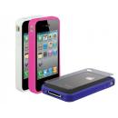 Scosche bandIT 3-Pack Rubber Edge Cases for iPhone 4 (AT&T) - White/Pink/Purple