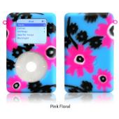 exo flowers pink floral for 20GB/30GB ClickWheel iPod